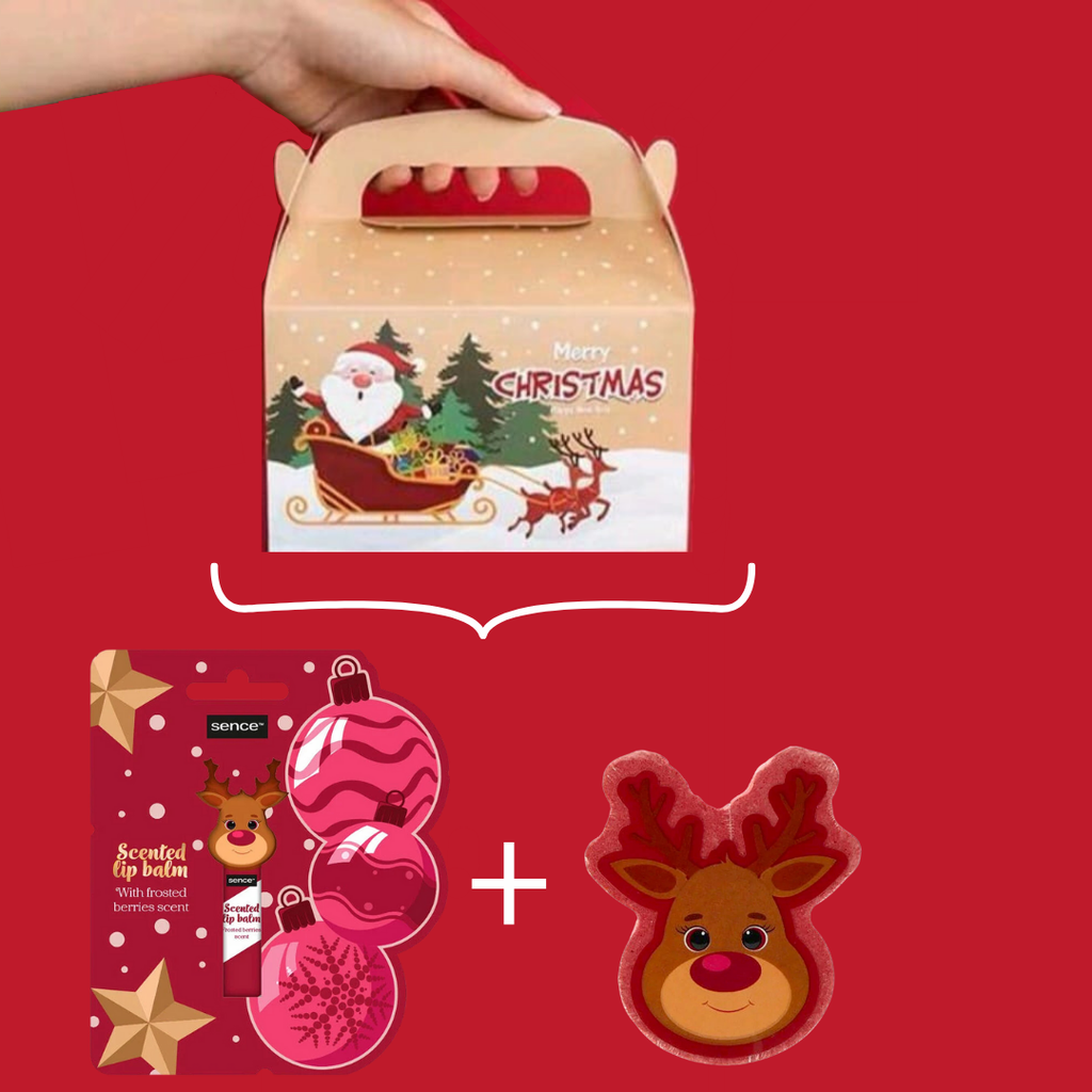 Coffret Rodolfo a Rena - Batom Hidratante e Bomba de Banho